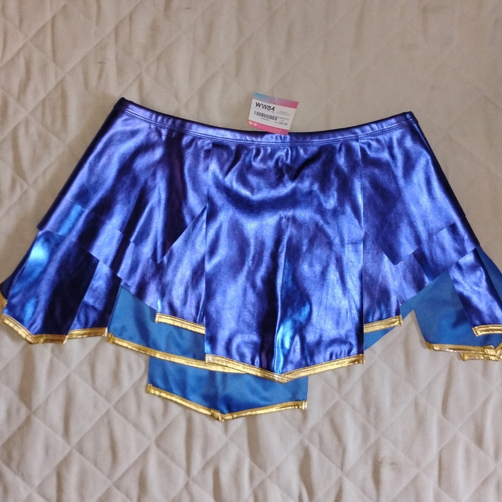 Shiny Blue and Purple Skirt